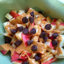 Melted Peanut Butter and Chocolate Chips