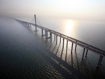 Shandong+Highway jambatan+terpanjang+dunia billyinfo3 Jambatan Terpanjang Di Dunia Kini Di China