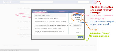 how to make facebook tags privacy settings