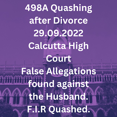 498A Quashing after Divorce 29.09.2022