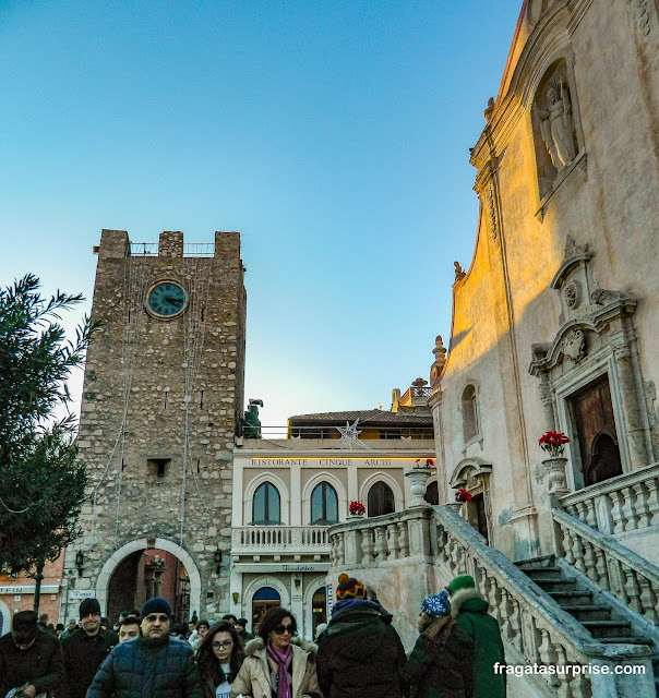 Torre do Relógio de Taormina na Sicília