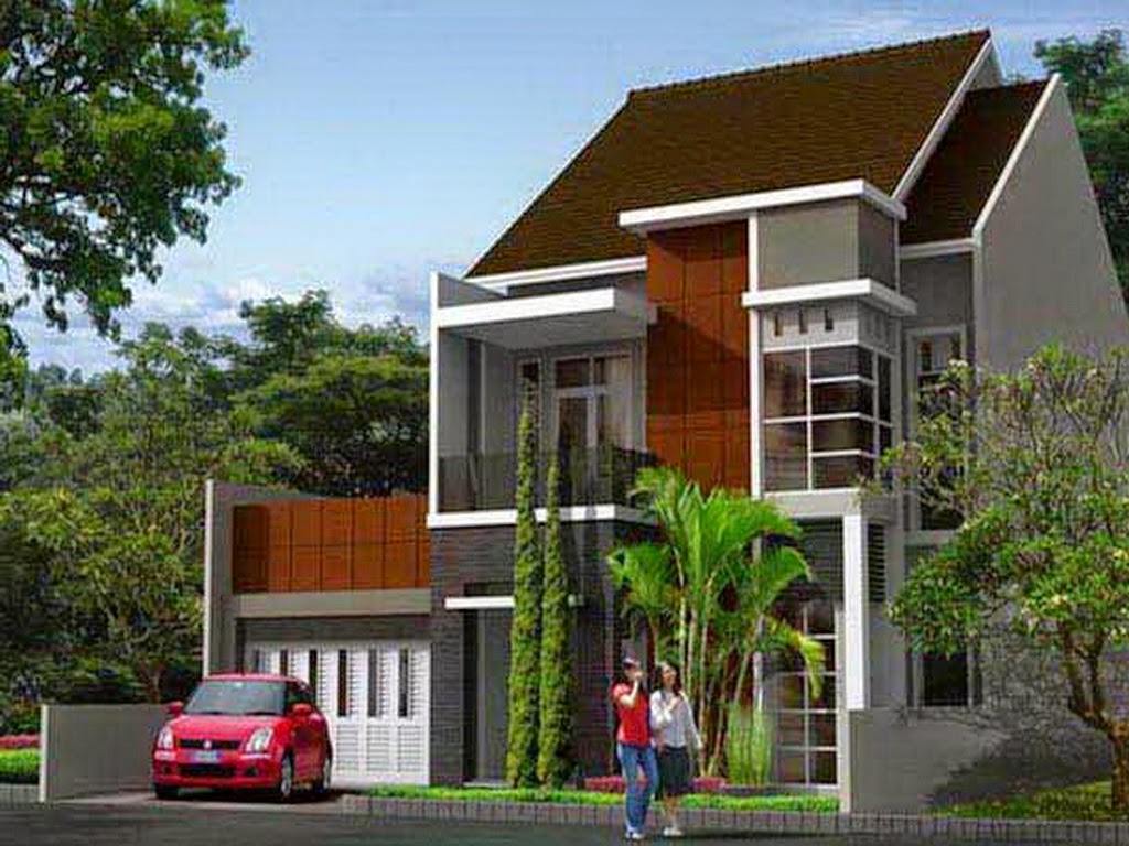 65 Desain Rumah Minimalis 2 Lantai Type 70 Desain Rumah 