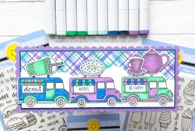 Sunny Studio Stamps: Cruisin' Cuisine Summer Sweets Customer Card by Amy Tsuruta