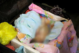 Ternyata, Orang Tua Mayat Bayi Dalam Koper Tidak Mampu Biayai Pengiriman