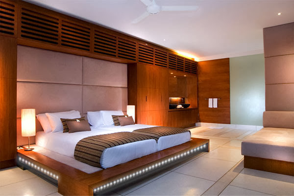 Luxury Bedroom with Led light strip