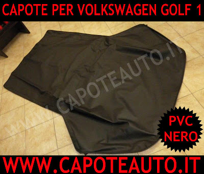 capote cappotta cappotte auto Volkswagen cabrio serie 1 2 pvc nero