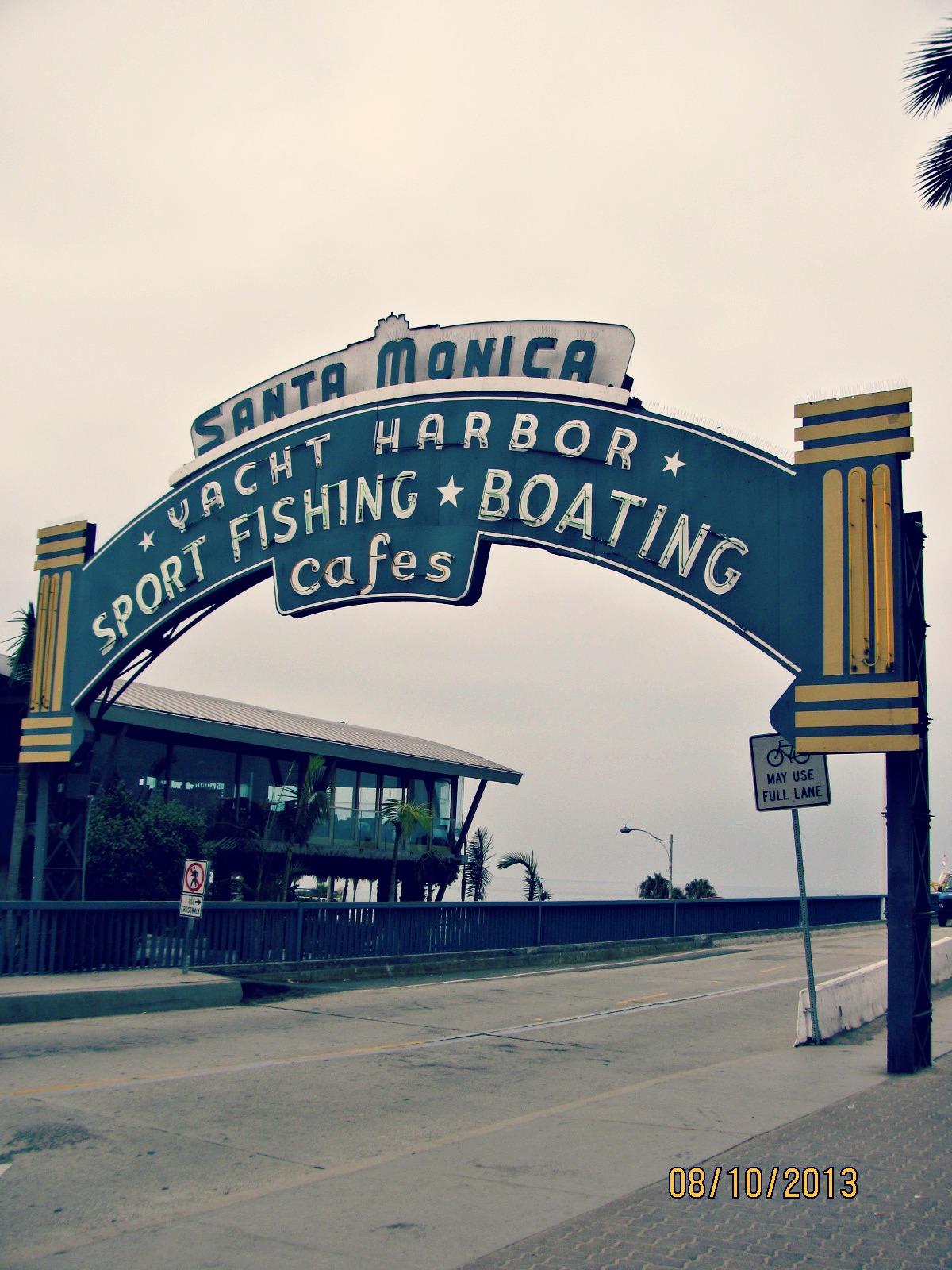 Santa Monica Biking // Boardwalk Sign