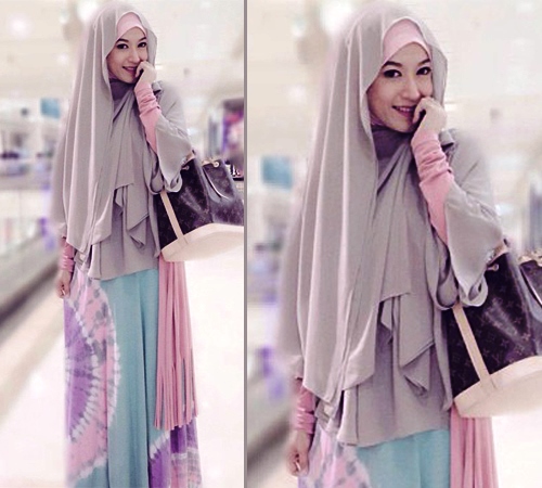 Jilbab Syari Motif Terbaru