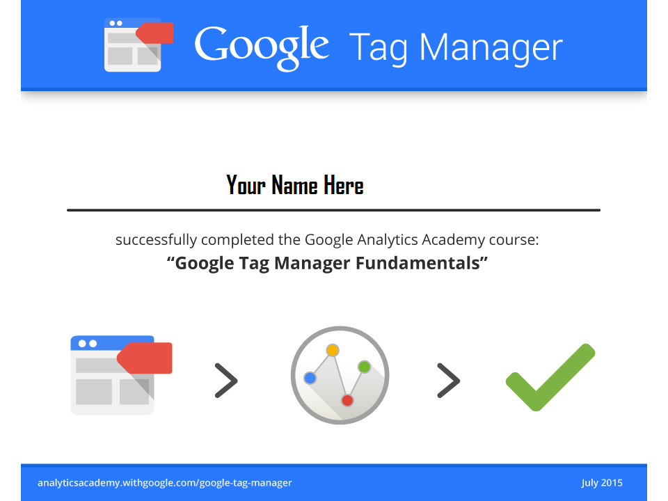 Google Tag Manager Fundamentals Assessment Answers 2021