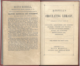 Title page to Merrill's Circulating Library