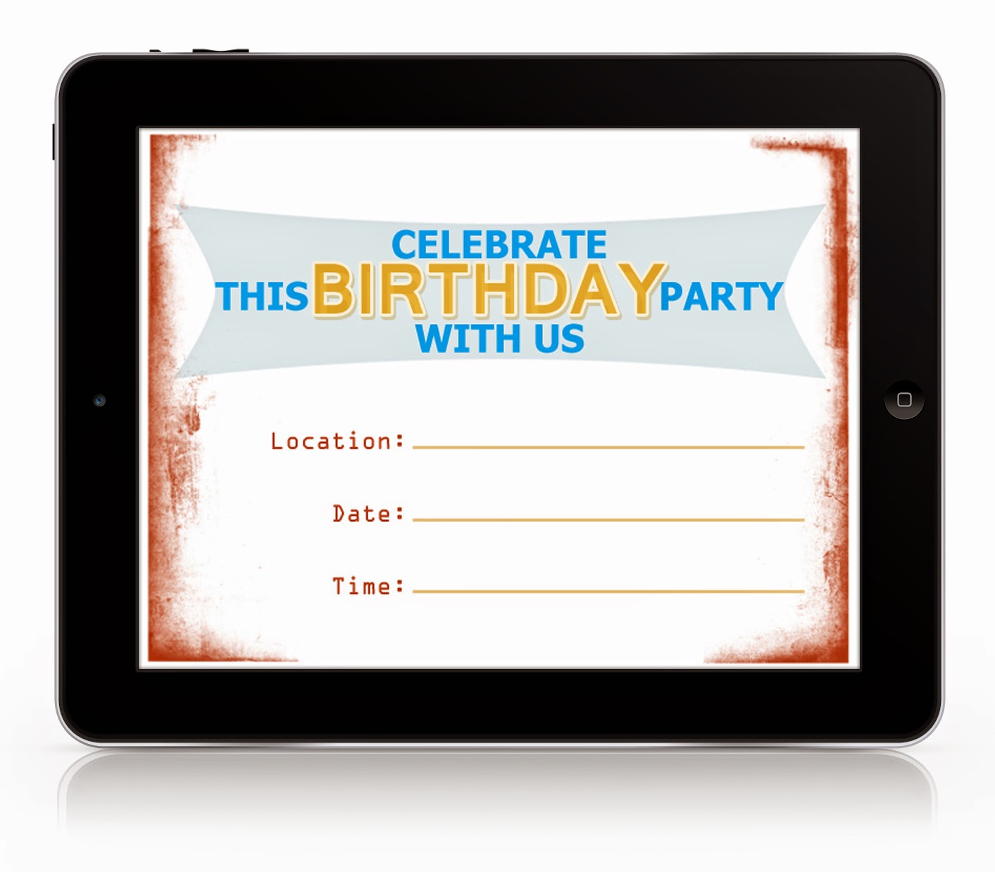 Birthday invitation templates