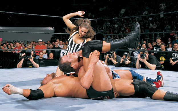 Resultado de imagem para kurt angle vs triple h no way out 2002