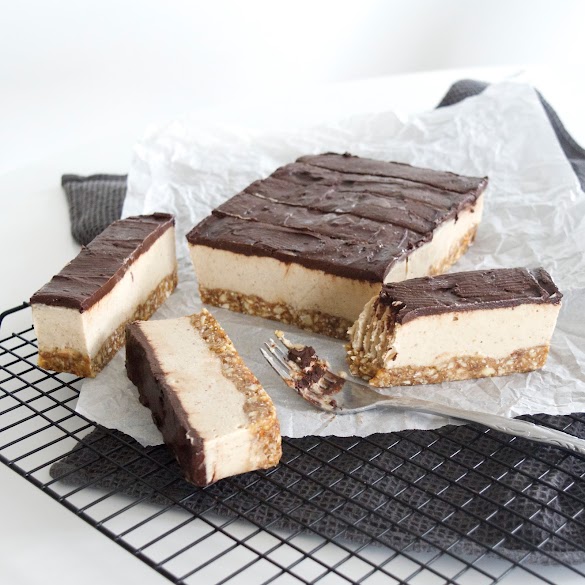 Raw Vegan Caramel Slice.