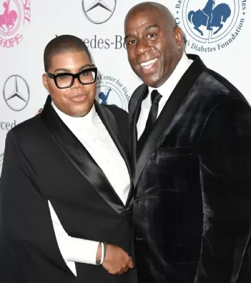 Magic Johnson says his son EJ's coming out 'changed' him