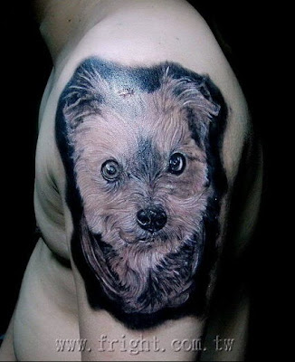 dog tattoo design a pet dog tattoo design on the arm Download