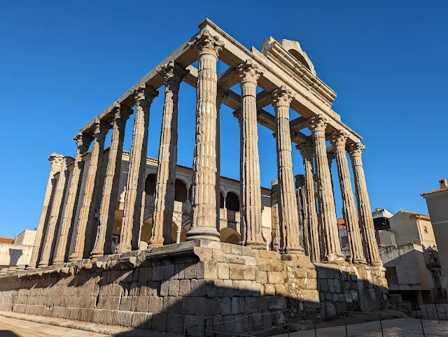 Roman Ruins in Merida: Temple of Diana