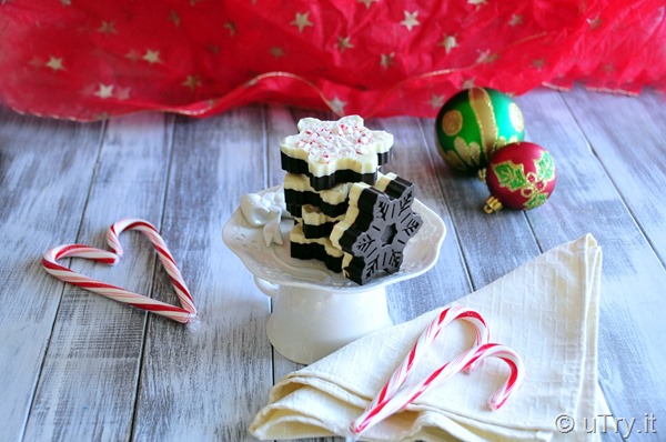 Check out how to make these festive Snowflakes Chocolate Peppermint Barks with video tutorial.  http://uTry.it
