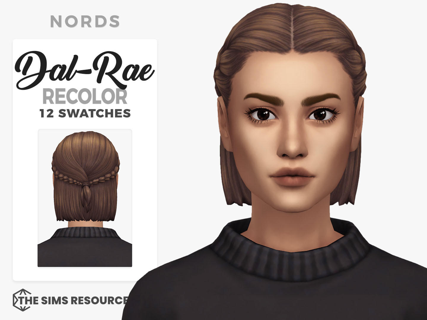 Dal-Rae Sims 4 CC Hair