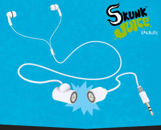 Skunk Juice ’’Social’’ Earbud with ZZYZX SnapJack Magnetic Connection Technology