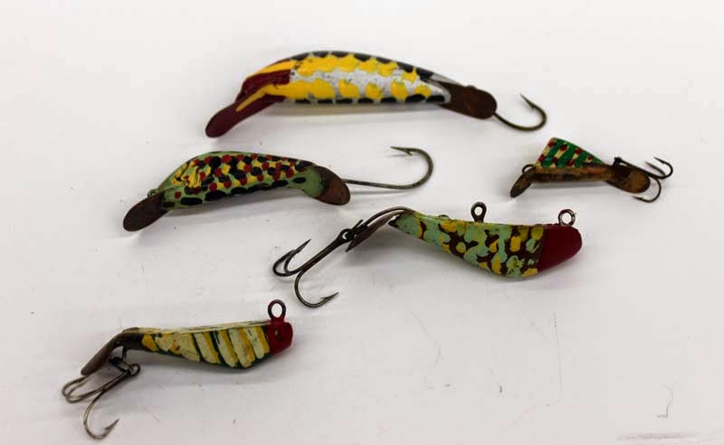 Folk Art Fishing Lure group from NE Oklahoma/SW Kansas