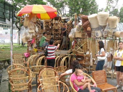 Visit Malaysia: Cane and rattan furniture in Kuala Lumpur