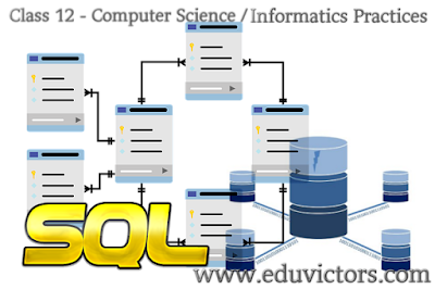 CBSE Class 12 - Computer Science - SQL Commands and Functions - Summary(#cbsenotes)(#eduvictors)