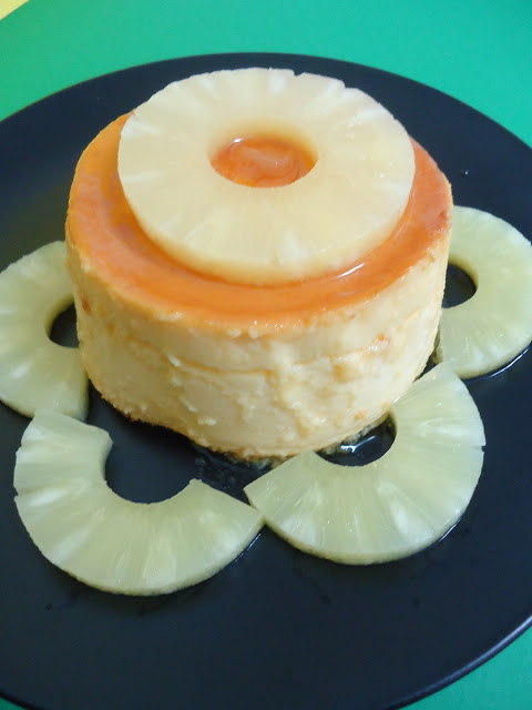 flan-piña