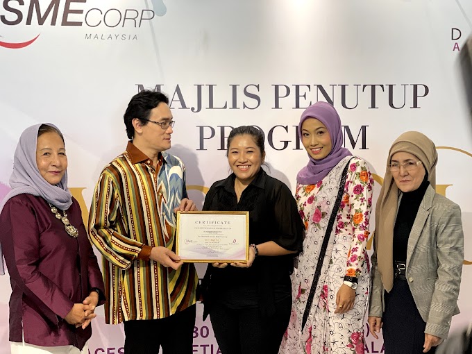 Akademi Diyana Dan SME Corp Malaysia Bekerjasama Dalam Program Women Beauty Preneur Di Bawah Inisiatif Program Micro Connector