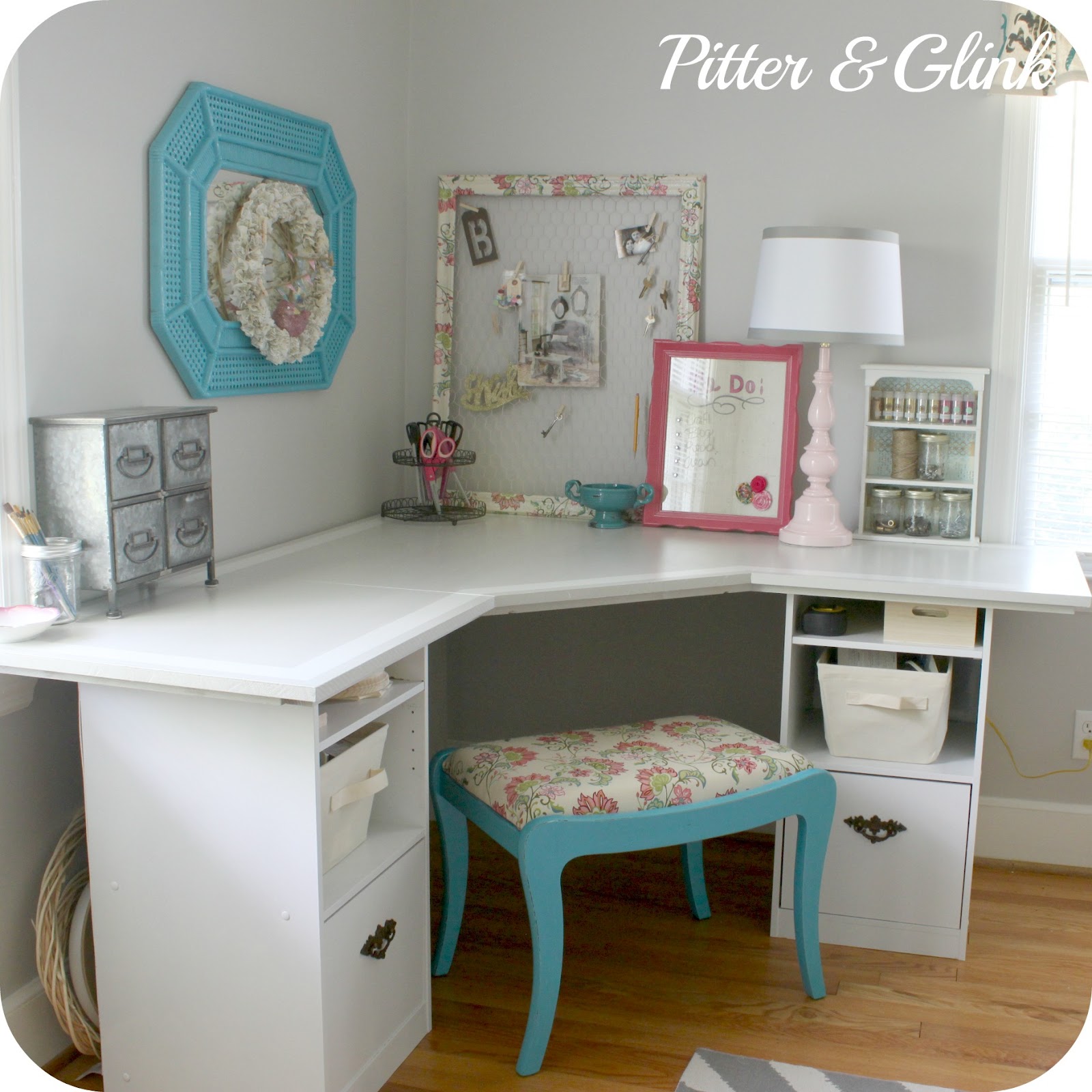 Craftaholics Anonymous® | Craft Room TOUR with Pitter and Glink