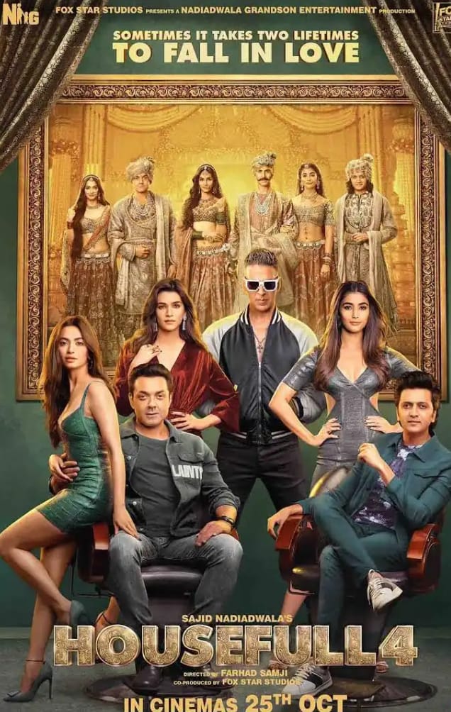 Download Housefull 4 (2019) Hindi  720p & 480p HD x264 Free Download 