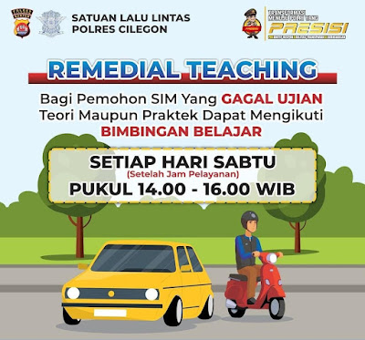 Gagal dalam pemohon SIM di Polres Cilegon Polda Banten bisa ikut Remedial Teaching