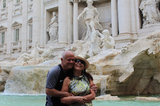 Fontana di Trevi em Roma Itália