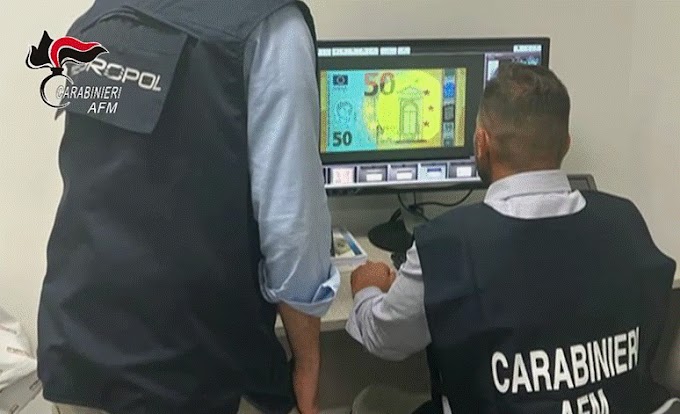Operazione 'Minerva': smantellato racket di valuta contraffatta