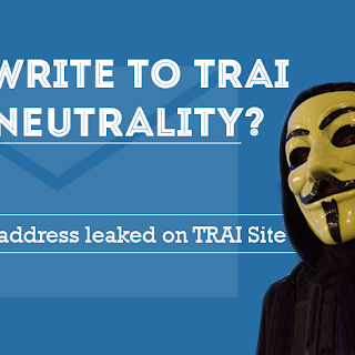 Anonymous brings down TRAI website, after 1 millon email IDs made Public