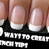 10 WAYS TO CREATE FRENCH TIPS MANICURES - GIVEAWAY WINNERS - HOW TO BASICS - NAIL ART