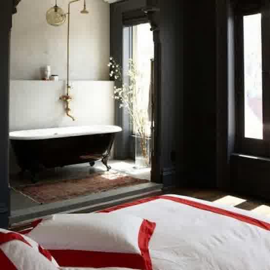 Bath in Bedroom? Romantic Isn't It?