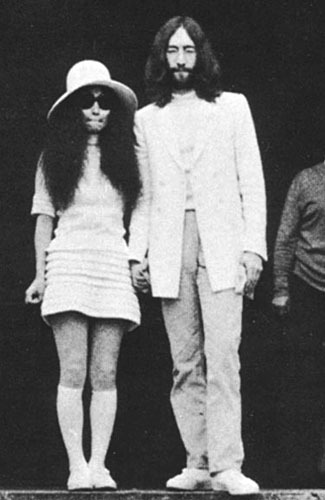 Yoko Ono Wedding Dress