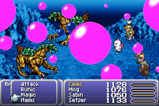 Mog uses the Water Harmony Dance in Final Fantasy VI.
