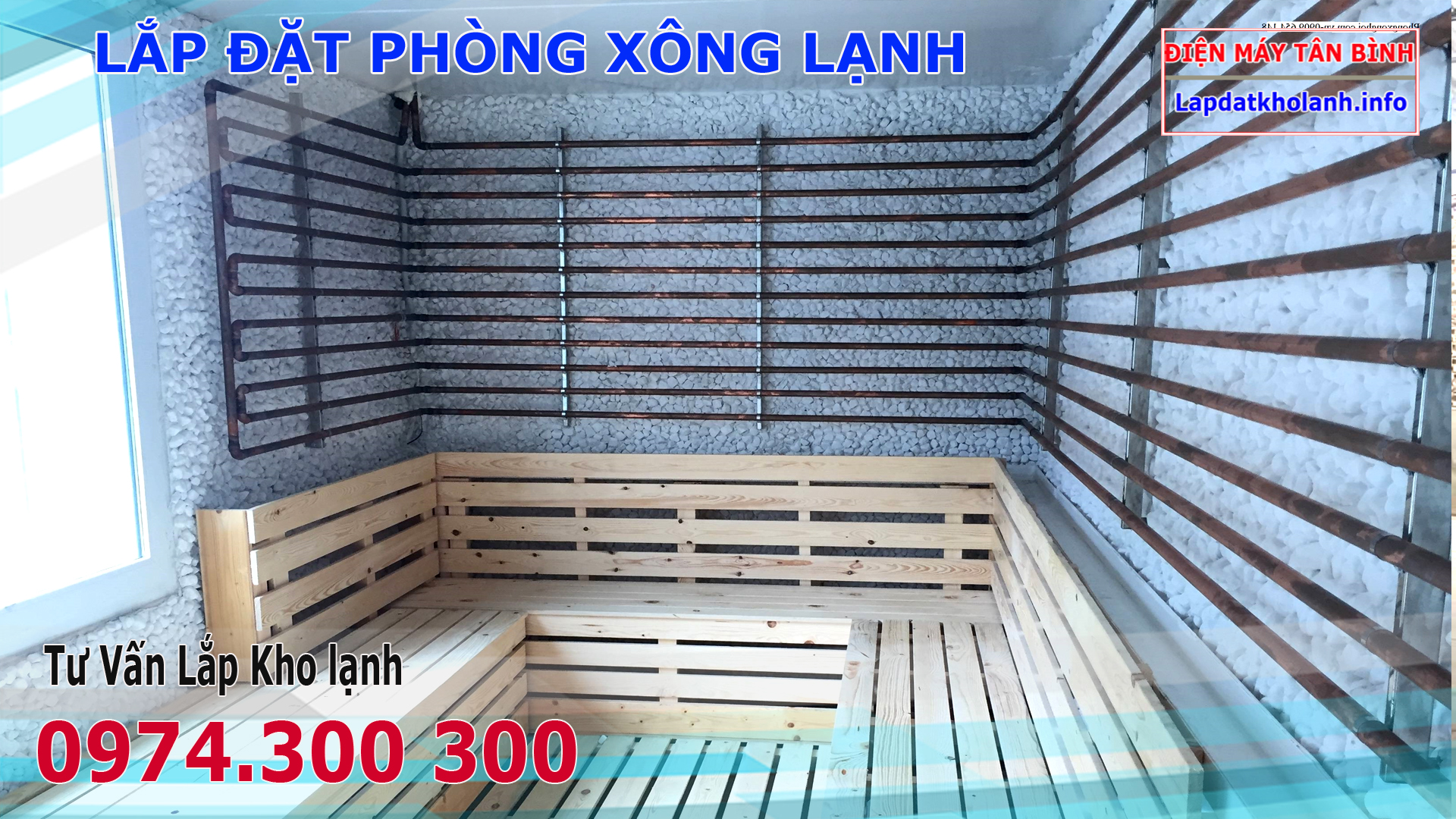 Thiết kế lắp đặt Phòng Xông Lạnh, Phòng Tuyết trị liệu cho Spa tại nhà