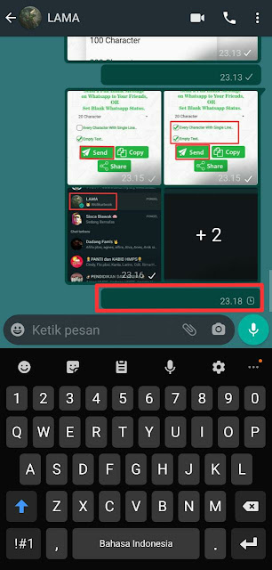 CARA MENGUBAH FONT Whatsapp