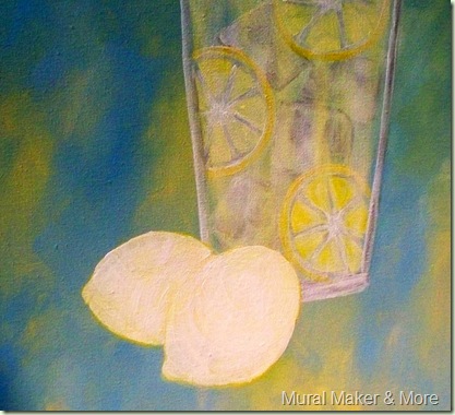 how to paint lemons