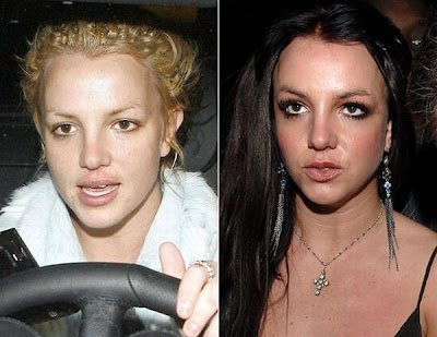 celebrities without makeup on. house more stars without