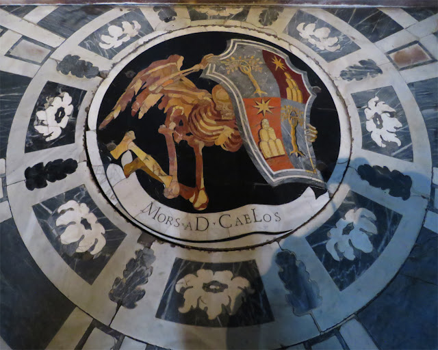 Mors aD CaeLos, Through death to heaven, Chigi Chapel, Santa Maria del Popolo, Piazza del Popolo, Rome