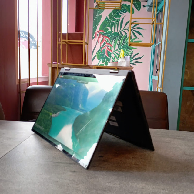 Engsel Ergolift 360 derajat Zenbook 14 Flip OLED