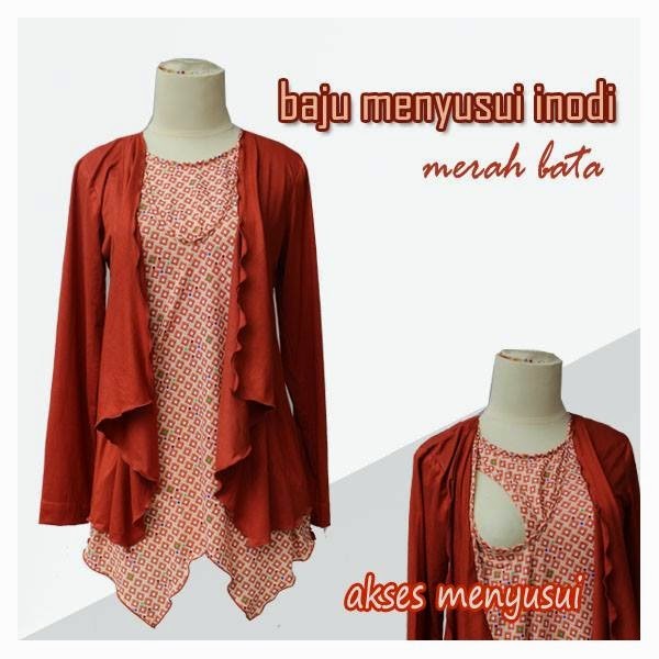  Baju  menyusui  Muslimah Baju  Menyusui  Modis Online Baju  