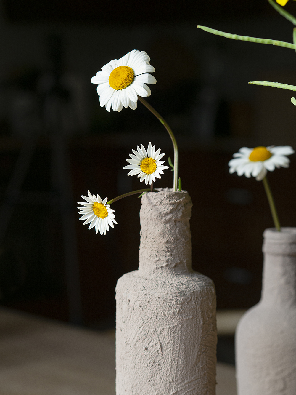 DIY Cómo pintar con efecto cerámica ¡Convertir cristal en barro!_8