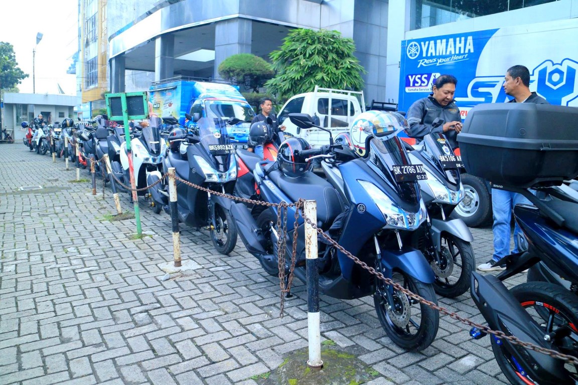 Intip Keseruan Touring Yamaha Lexi Ke Pariban Sidebuk Debuk