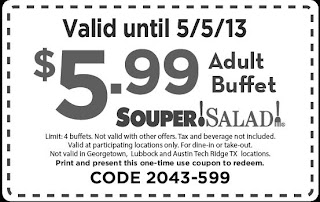 souper salad coupons