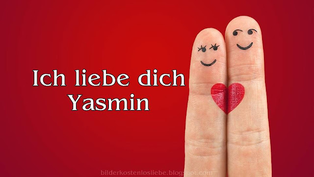 Bild von ich liebe dich für Yasmin