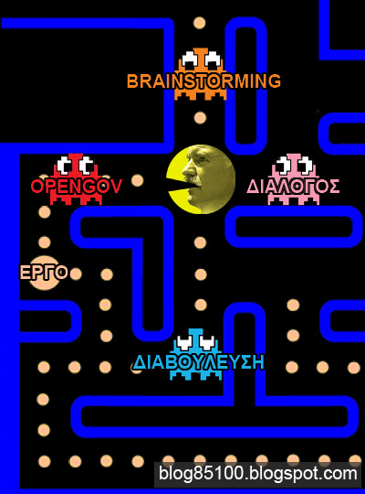 Ο Παπανδρέου.. Pacman